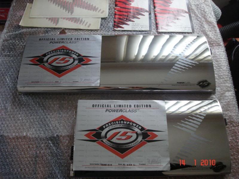 Precision Power 15th Anniversary Limited Edition Amps (PC2350/PC2150